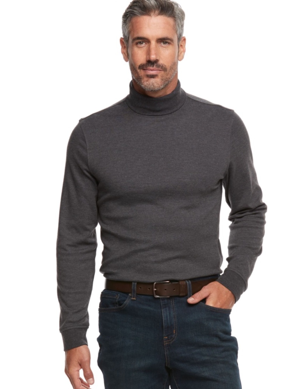 GAP Men's Charcoal Turtleneck Sweater